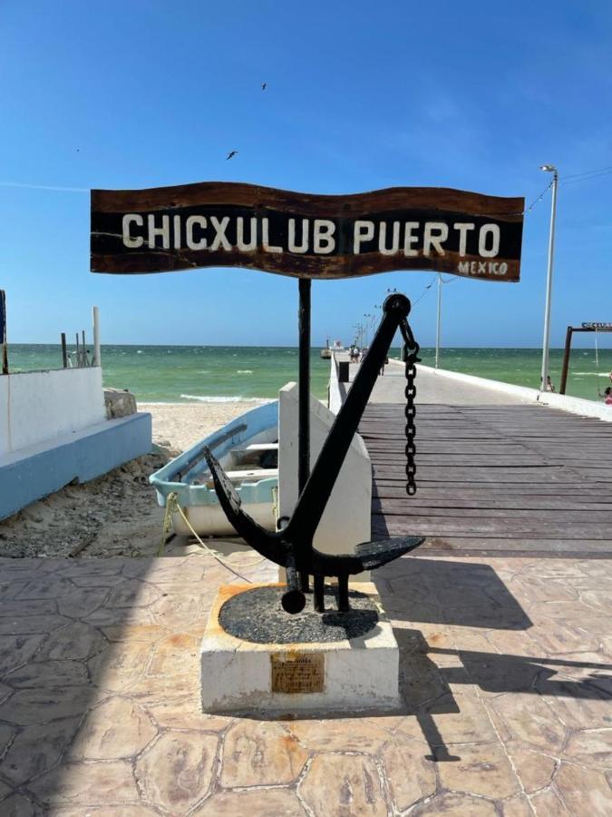 Villa Casa Con Piscina En Chixchulub A 100 M De La Playa Pueblo Pueblo Chicxulub Esterno foto