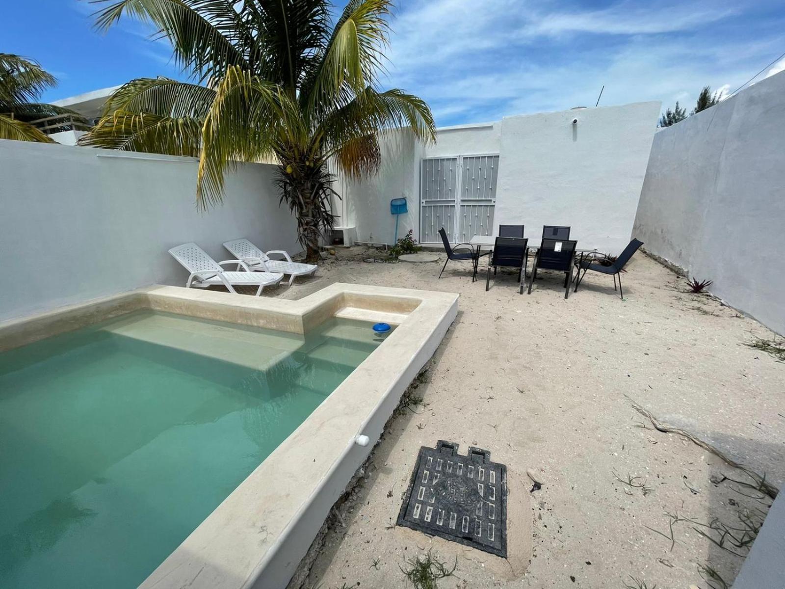Villa Casa Con Piscina En Chixchulub A 100 M De La Playa Pueblo Pueblo Chicxulub Esterno foto